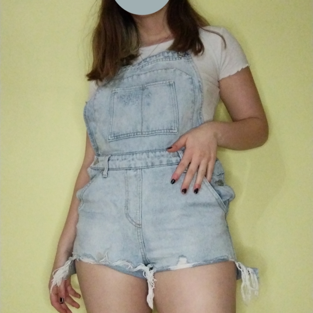Extra small light blue overalls (Wild Fable)